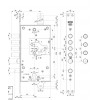 Замок врезной MOTTURA 54.J787 МyKey