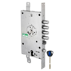 Замок врезной Mottura (Моттура) двухсистемный 3D KEY 3D.787-S, ключ 40 мм