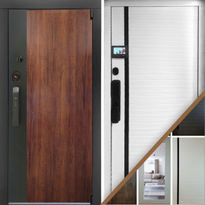 Электронная входная дверь Двекрон Галактика шуморазрыв Филипс Philips EasyKey DDL709-FVP с распознавания лица и видеоглазком